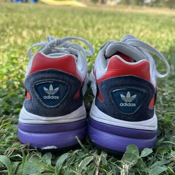 Adidas Originals Women’s Size 6 Shoes Falcon Crystal White Collegiate Navy - Picture 9 of 12